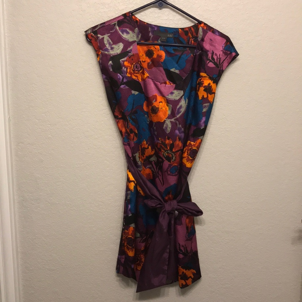 Floral Purple Dress